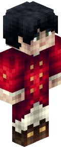 Maroon Anime Minecraft Skin