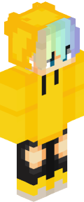 Gold Anime Minecraft Skin