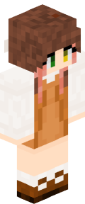White Anime Minecraft Skin