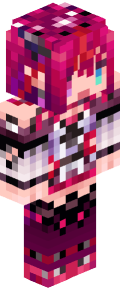Purple Anime Minecraft Skin
