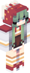 White Anime Minecraft Skin