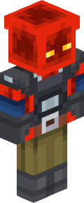 Red Anime Minecraft Skin