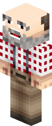 An image of the person's Minecraft character provided by mc-heads.net