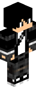 Black Anime Minecraft Skin
