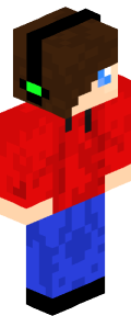 Red Anime Minecraft Skin