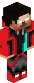 Red Anime Minecraft Skin