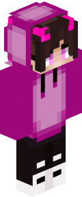 Purple Anime Minecraft Skin