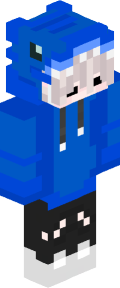 Blue Anime Minecraft Skin