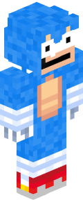 Sky Blue Anime Minecraft Skin
