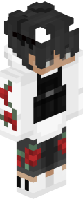 White Anime Minecraft Skin