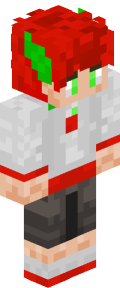 Red Anime Minecraft Skin