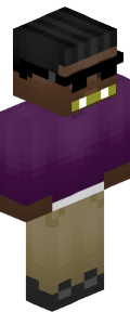 Purple Anime Minecraft Skin