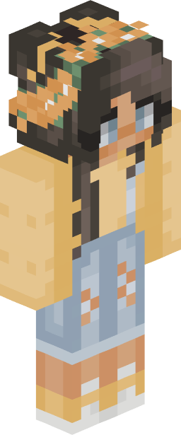 Bleu Minecraft skin full body