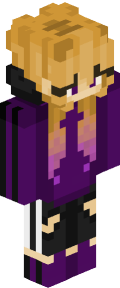 Purple Anime Minecraft Skin
