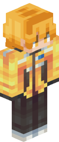 Gold Anime Minecraft Skin