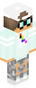White Anime Minecraft Skin