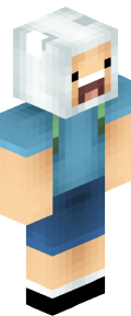 White Anime Minecraft Skin