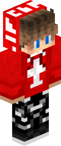 Red Anime Minecraft Skin