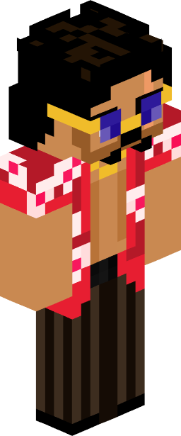 sebra Minecraft skin full body