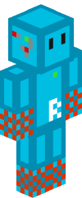 Teal Custom Minecraft Skin