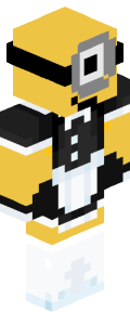 Gold Anime Minecraft Skin