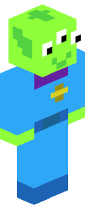 Sky Blue Custom Minecraft Skin