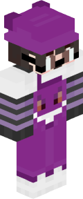 Purple Anime Minecraft Skin