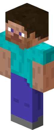 An image of the person's Minecraft character provided by mc-heads.net