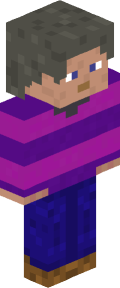Purple Anime Minecraft Skin