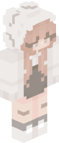 White Anime Minecraft Skin