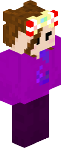 Purple Anime Minecraft Skin