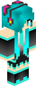 Black Anime Minecraft Skin
