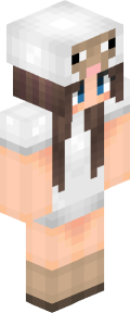 White Anime Minecraft Skin