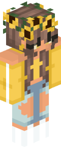 Gold Anime Minecraft Skin