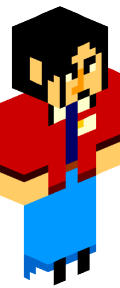 Red Anime Minecraft Skin