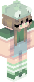 White Anime Minecraft Skin