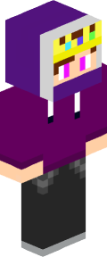 Purple Anime Minecraft Skin