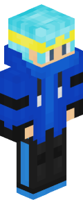 Blue Anime Minecraft Skin