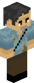 Silver Steve Minecraft Skin