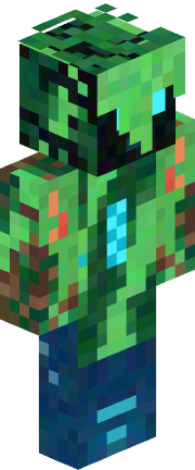Minecraft-skin van zeeplant