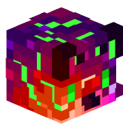 An image of the person's Minecraft head provided by mc-heads.net