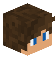 An image of the person's Minecraft head provided by mc-heads.net