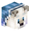 Голова Minecraft — Christmas Fox