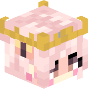 An image of the person's Minecraft head provided by mc-heads.net