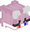 Голова Minecraft — 3D Glasses Nihachu