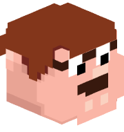 An image of the person's Minecraft head provided by mc-heads.net