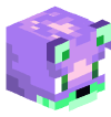 Голова Minecraft — Amethyst Fox