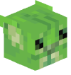 Голова Minecraft — Alien Cat