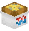 Голова Minecraft — Anchovy Pizza