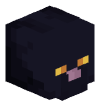 Голова Minecraft — Cat (black)